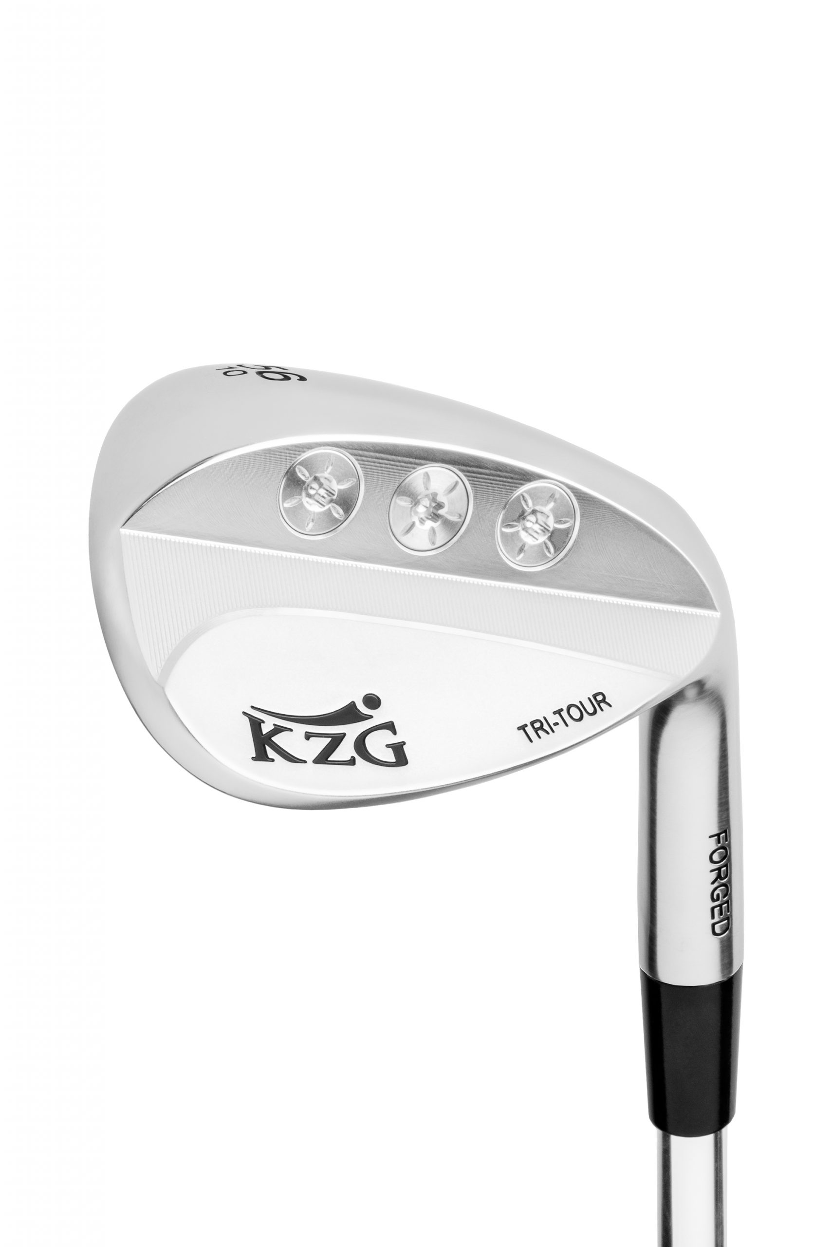 Wedges Forgés KZG Tri-Tour Shafts Acier ou graphite + Grips Pride et Iomic Golf
